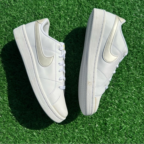 Nike Court Royale 2 White / Platinum Tint Light Zitron - Picture 9 of 13